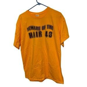 Pittsburgh Steelers Troy Polamalu Beware Of The Hair Size Large T-Shirt